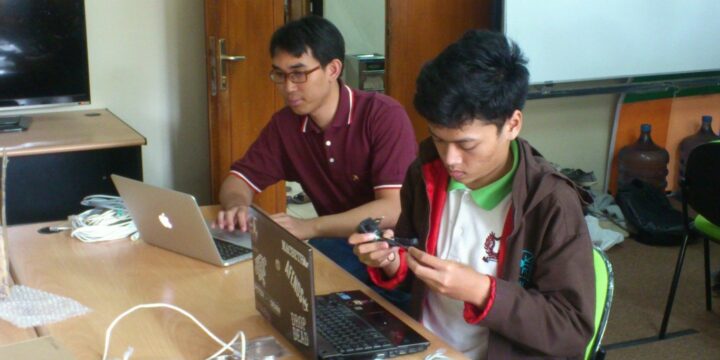 August 2013, setup mikrotik lab at Telkom University