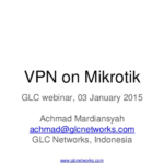VPN on Mikrotik, webinar (Indonesian)