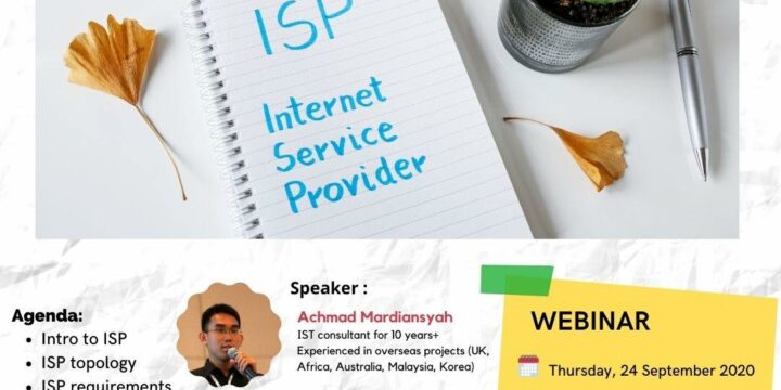 September 2020, Webinar, Build Your Own ISP