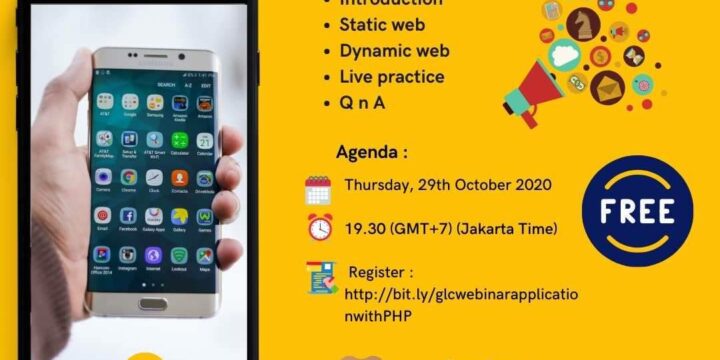 October 2020, Webinar, Build Web-based Application with PHP