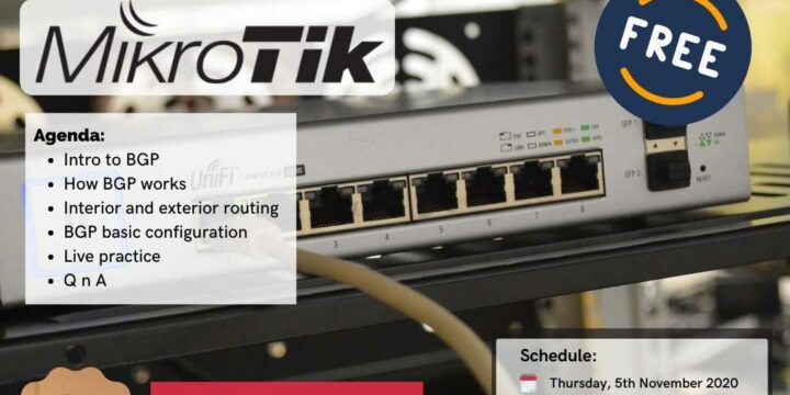 November 2020, Webinar, Running BGP with Mikrotik