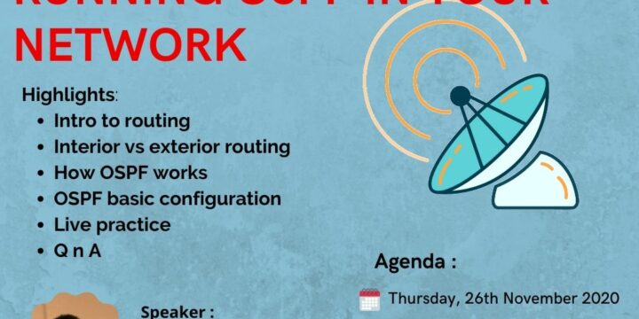 November 2020, Webinar, Running OSPF in Your Network