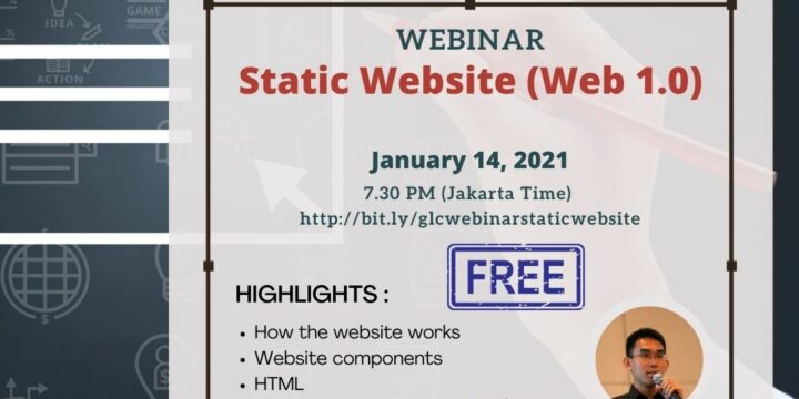 January 2021, Webinar, Static Website (WEB 1.0)