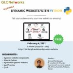 February 2021, Webinar, Dynamic Website with Python