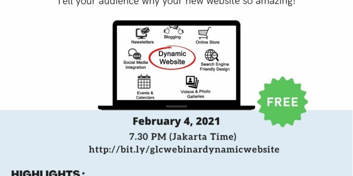 February 2021, Webinar, Dynamic Website with Python