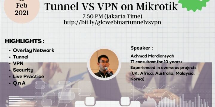 February 2021, Webinar, Tunnel VS VPN on Mikrotik