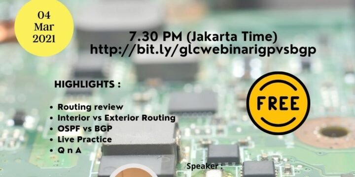 March 2021, Webinar, OSPF VS BGP on Mikrotik