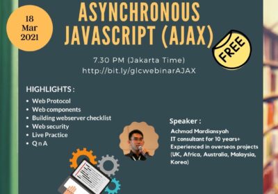 March 2021, Webinar, Asynchronous Javascript (AJAX)