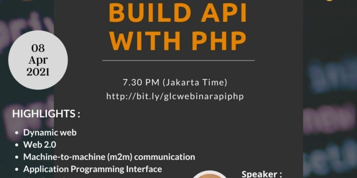 April 2021, Webinar, Building API with PHP